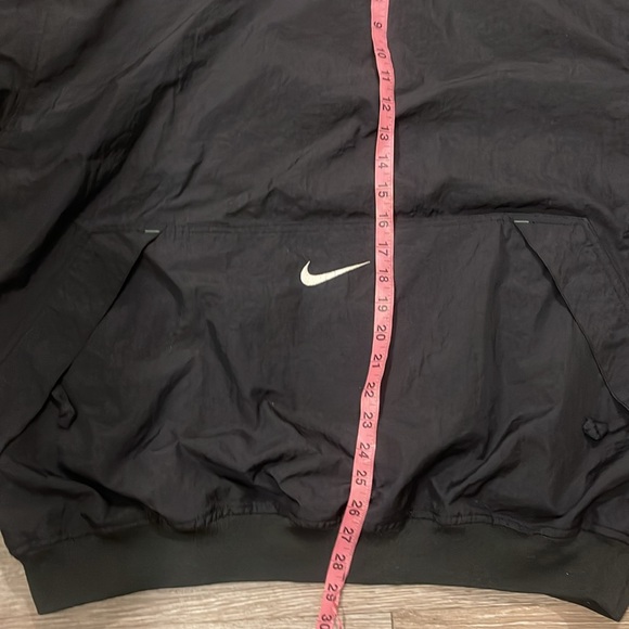 Vintage Nike pull over wind breaker jacket size xl black - Picture 6 of 9